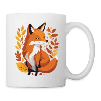 Fox in Autumn #4 - Mug - white - Right