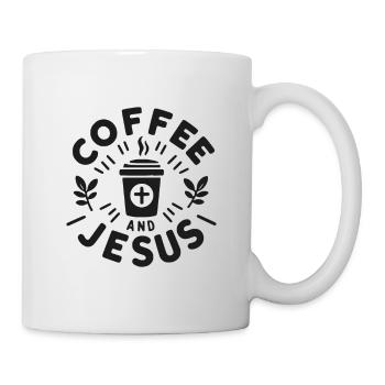 Coffee and Jesus - Mug - white - Right