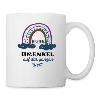 Bester Urenkel Ur Enkel Jungen Enkelkind Enkelsohn - Tasse - Weiß - Rechts