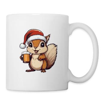Bière d’écureuil Noël Noël - Mug blanc - blanc - Droite