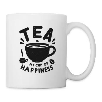 Tee ist meine Tasse Glück - Tasse - Weiß - Rechts
