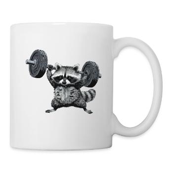I Workout So I Can Eat Garbage - Tasse - Weiß - Rechts