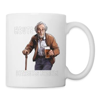 MAN BEER GLASS TODAY SUPERVISED DRINKING - Mug - white - Right