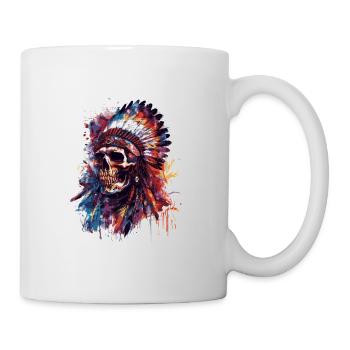 Indian Skull - Mug - white - Right
