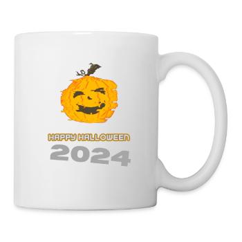 Happy Halloween 2024 - Tasse - Weiß - Rechts
