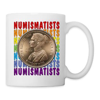 COINS NUMISMATISTS - Tasse - Weiß - Rechts