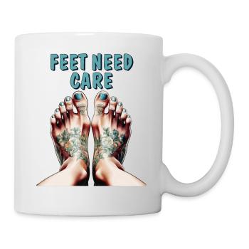 FEET NEED CARE - Tasse - Weiß - Rechts
