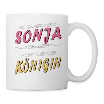 SONJA KÖNIGIN - Tasse - Weiß - Rechts