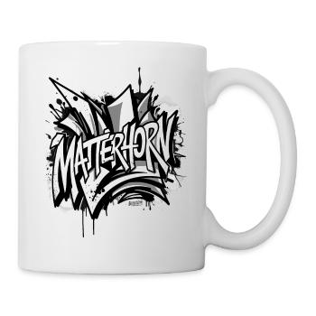 Graffiti Matterhorn Design for Streetwear Fans - Mug - white - Right