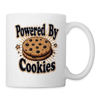 PROPULSÉ PAR LES COOKIES - Mug blanc - blanc - Droite