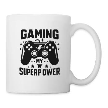 Jouer : mon superpouvoir - Mug blanc - blanc - Droite