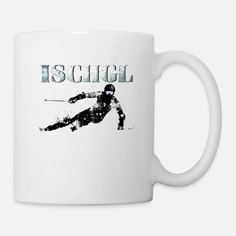 Ischgl Profi-Skifahrer, Ski-Snowboard Ischgl Pro - Tasse - Weiß