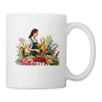 Flower Dealer 2 - Tasse - Weiß - Rechts
