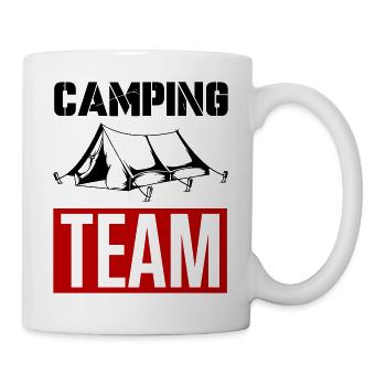 Camping Team - Tasse - Weiß - Rechts