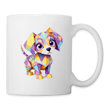 Puppy Playful Adorable Fun Animal Colorful Cute - Mug - white - Right