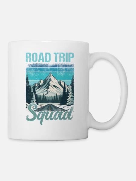 Road Trip Squad - Tasse - Weiß