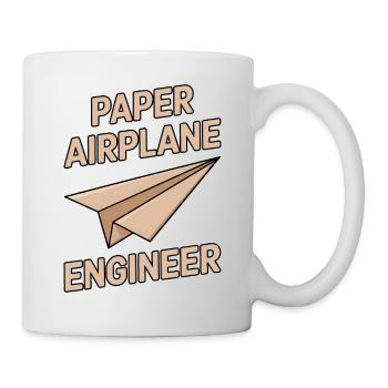 Avion en papier disant blague Avion en papier cadeau - Mug blanc - blanc - Droite