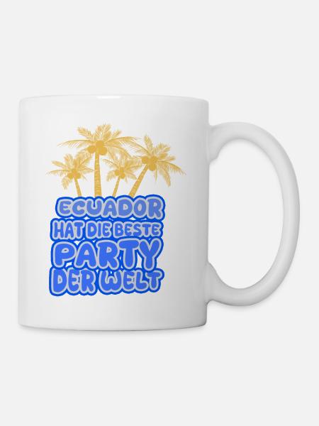 Geschenk für Ecuador - Tasse - Weiß