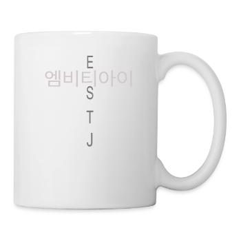 MBTI Koreanisch ESTJ MBTI Korean ESTJ - Mug - white - Right