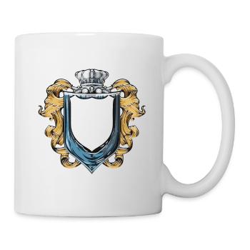 Wappen Symbol - Tasse - Weiß - Rechts