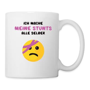 Aufmunterung Gesundheit Krank Wünsche zur Genesung - Tasse - Weiß - Rechts