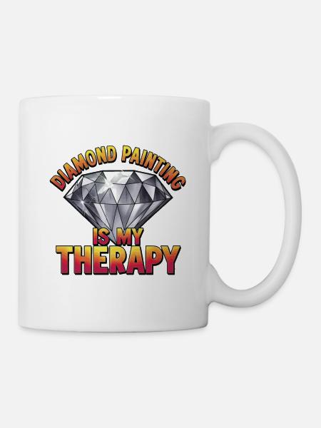 Diamond Painting Diamond Painter - Tasse - Weiß