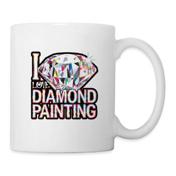 Diamond Painting Diamond Painter - Tasse - Weiß - Rechts