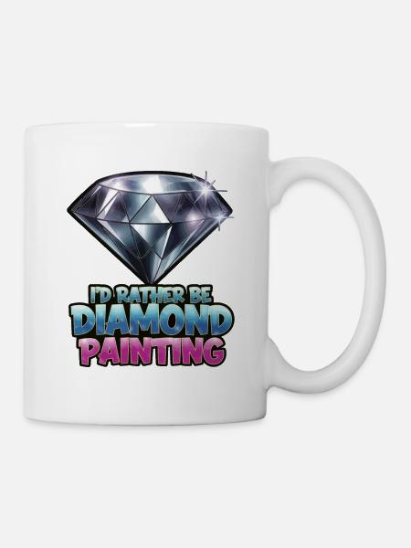 Diamond Painting Diamond Painter - Tasse - Weiß