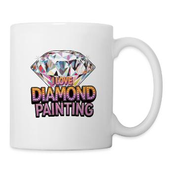 Diamond Painting Diamond Painter - Tasse - Weiß - Rechts