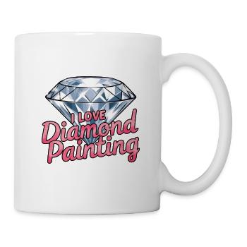 Diamond Painting Diamond Painter - Tasse - Weiß - Rechts