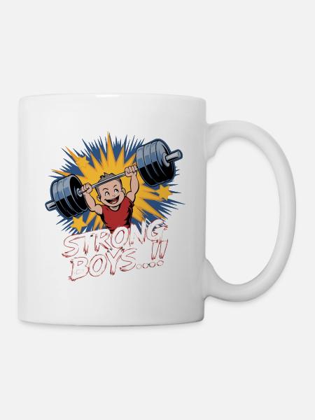 STARKE JUNGS - Tasse - Weiß
