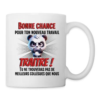 Cadeau départ collègue de travail - Mug blanc - blanc - Droite