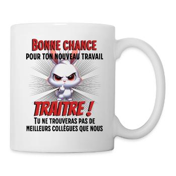 Cadeau départ collègue de travail - Mug blanc - blanc - Droite