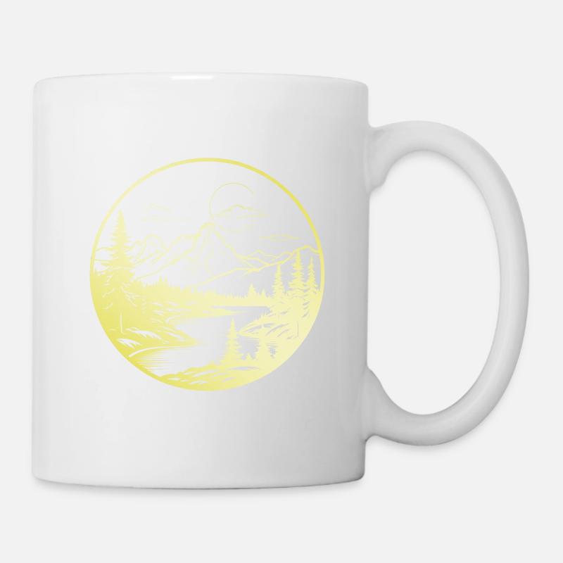 Mountains Gold - Mug - white