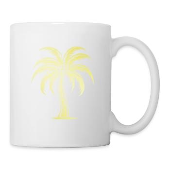 Paume Or - Mug blanc - blanc - Droite