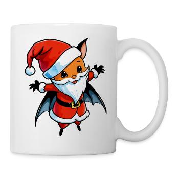 Bat Christmas - Mug - white - Right