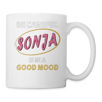 SONJA IS IN A GOOD MOOD - Tasse - Weiß - Rechts