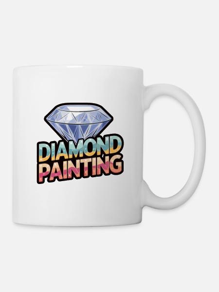 Diamond Painting Diamond Painter - Tasse - Weiß