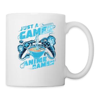 Gamer, anime lover, and ramen fan - Mug - white - Right