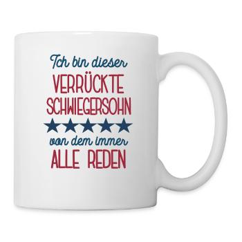 Schwiegersohn Geburtstag Bester Schwieger Sohn - Tasse - Weiß - Rechts