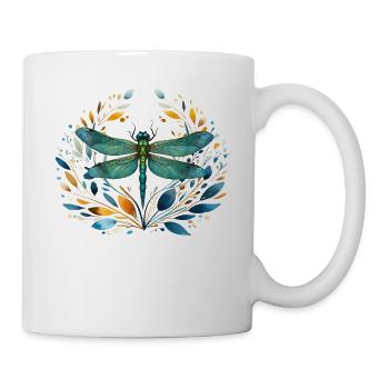 Libelle Libellule - Mug blanc - blanc - Droite