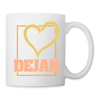 Cœur Dejan - Mug blanc - blanc - Droite