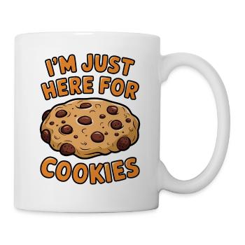 Cookies Saying Chocolate Cookies Funny Cookie Gift - Mug - white - Right