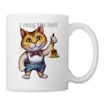 CAT : J’ai sonné - Mug blanc - blanc - Droite