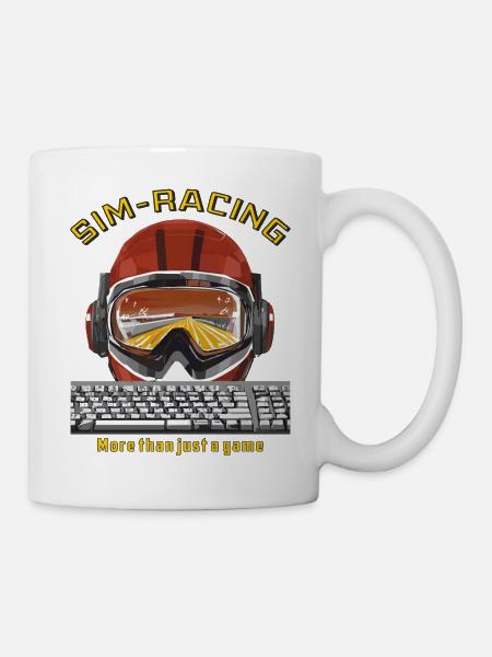 SIM RACING More than just a game - Tasse - Weiß