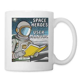 ASTRONAUT BUCH SPACE HERO USER MANUAL - Tasse - Weiß - Rechts