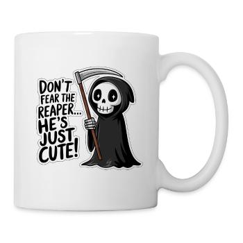 N’ayez pas peur de la faucheuse... Il est juste mignon - Mug blanc - blanc - Droite