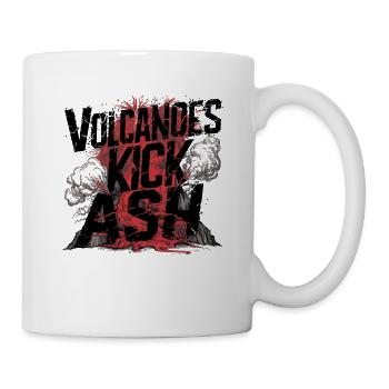 Volcano – Ash, Lava and Fire - Mug - white - Right