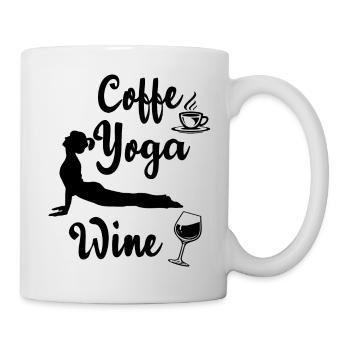 Yoga Meditation Spa Namaste - Tasse - Weiß - Rechts