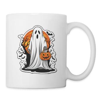 Classic Ghost - Halloween Trick-or-Treat - Tasse - Weiß - Rechts